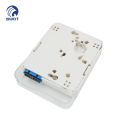 Manufacturing FTB-102C-D 2 port fiber optic floor or wall mounted terminal box for SC duplex adapter